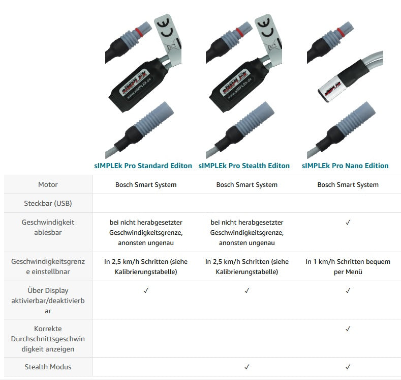 siMPLEk Stick Pro tuning tool for Bosch e-bikes– E-Bike Tuning